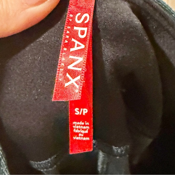 Spanx Velvet Leggings Malachite Emerald Green High Waisted SP - Picture 11 of 11